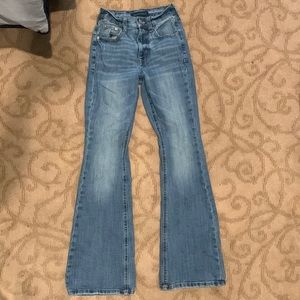 Aeropostale high rise flare jeans